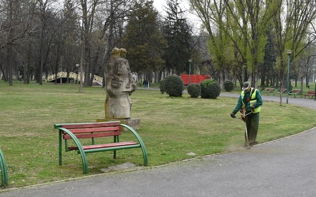 Акција за чистење на вториот дел од Градскиот парк