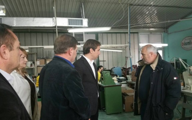 Спасов и Ѓорѓиевски во посета на компанија за производство на чевли „Тушевски“