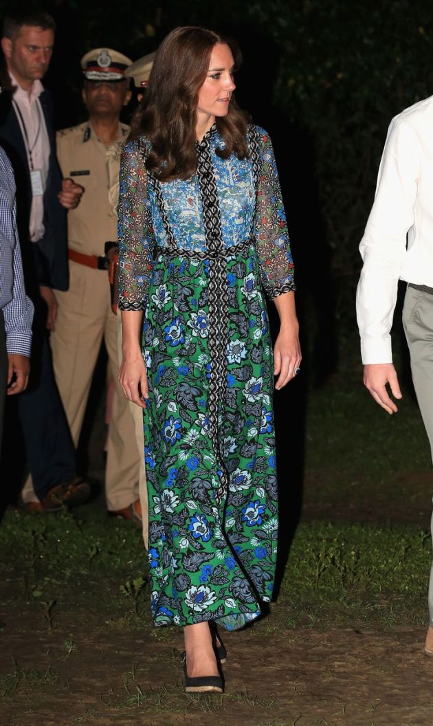 The Duchess of Cambridge during the Bihu Festival celebration at the Diphlu River Lodge in Kaziranga National Park, Assam, India, during day three of the royal tour to India and Bhutan., Image: 281317349, License: Rights-managed, Restrictions: , Model Release: no, Credit line: Profimedia, Press Association