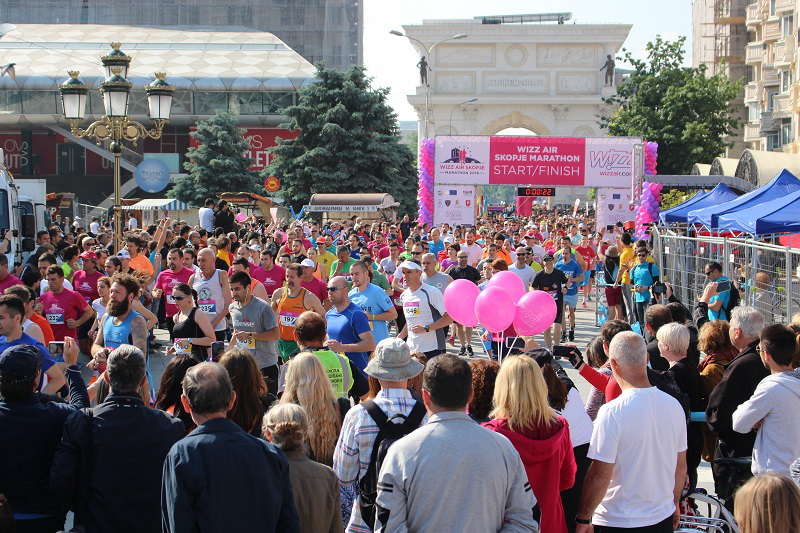 Над 8.000 учесници на Скопскиот маратон