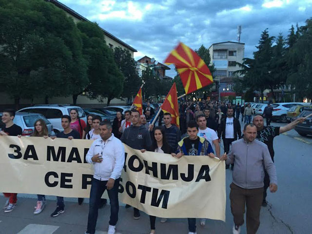 ФОТО: Радовиш со порака „За Македонија се работи“ и затоа одржување на избори на 5 јуни